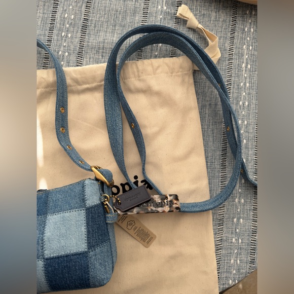 NWT Coachtopia Alter Ego Small Check Board Denim - Picture 13 of 15